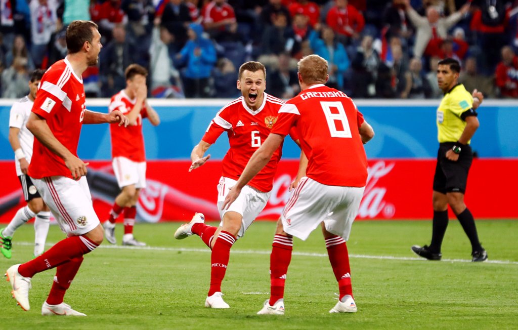 Cheryshev anotó el segundo para Rusia (Reuters)