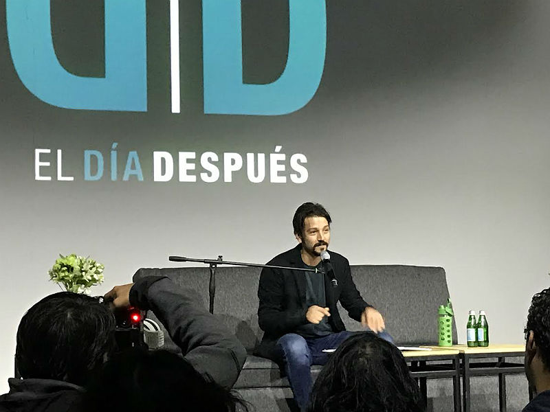 Diego Luna presentó la iniciativa "El día después". (Mariana R. Fomperosa)