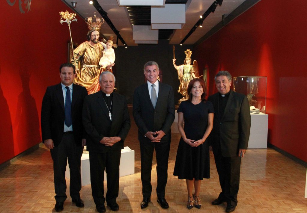 Inauguración de la la exposición "Celebrare: 475 años del traslado de la Diócesis", en la Galería Tesoros de la Catedral. (Especial)