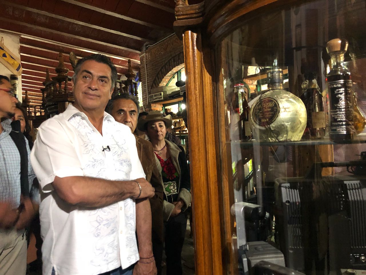 Jaime Rodríguez Calderón, El Bronco, durante su recorrido por Penjamo, Guanajuato/Karina Palacios