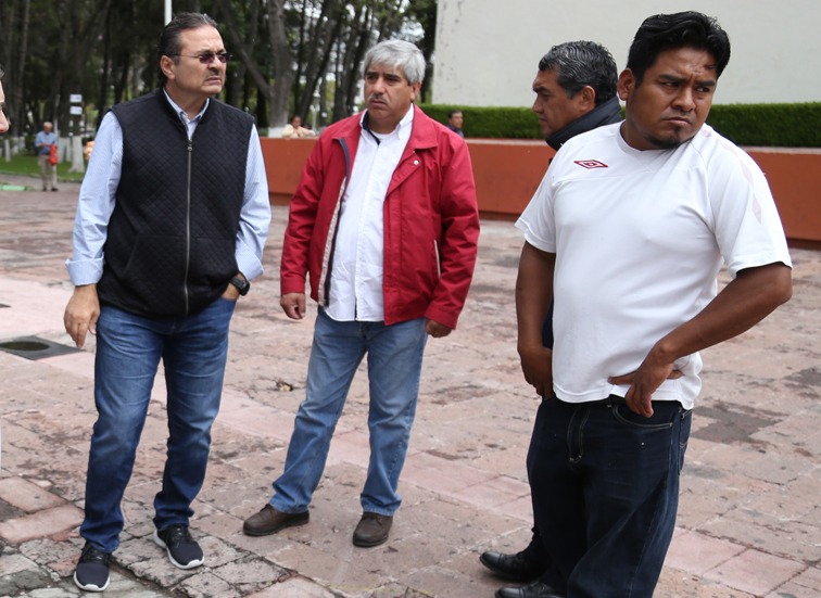 Está todo listo para la visita del aspirante a la Presidencia de la República de la coalición Juntos Haremos Historia. (Jorge Sánchez)