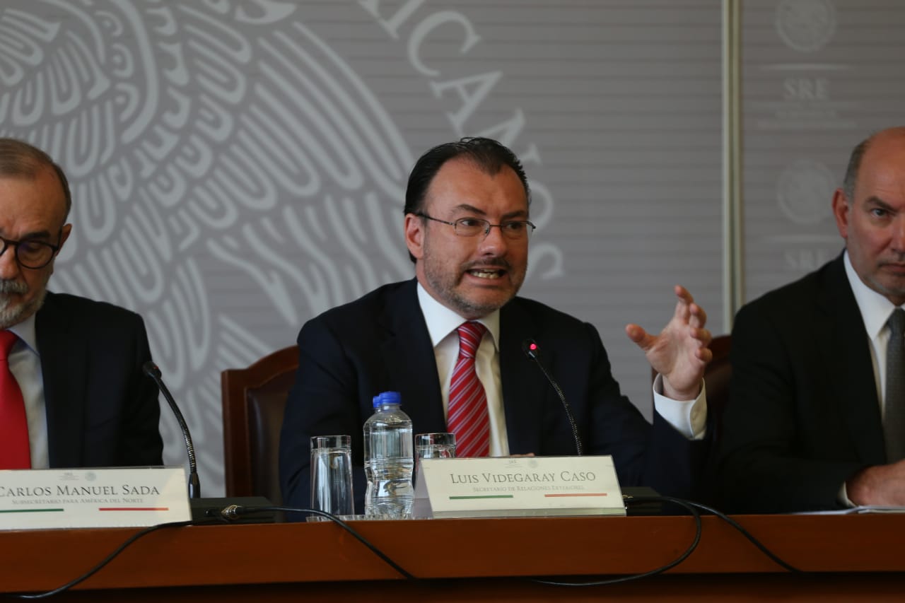 Luis Videgaray condenó la separación de niños migrantes en Estados Unidos. (Javier García)