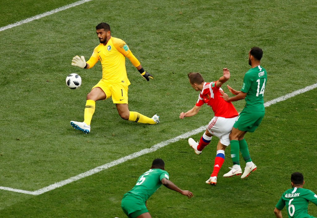 Mujer dio a luz en el quinto gol de Rusia a Arabia Saudita (Reuters)