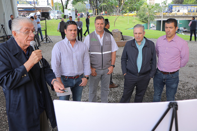 Aristóteles Sandoval visitó la zona este martes (Cortesía)