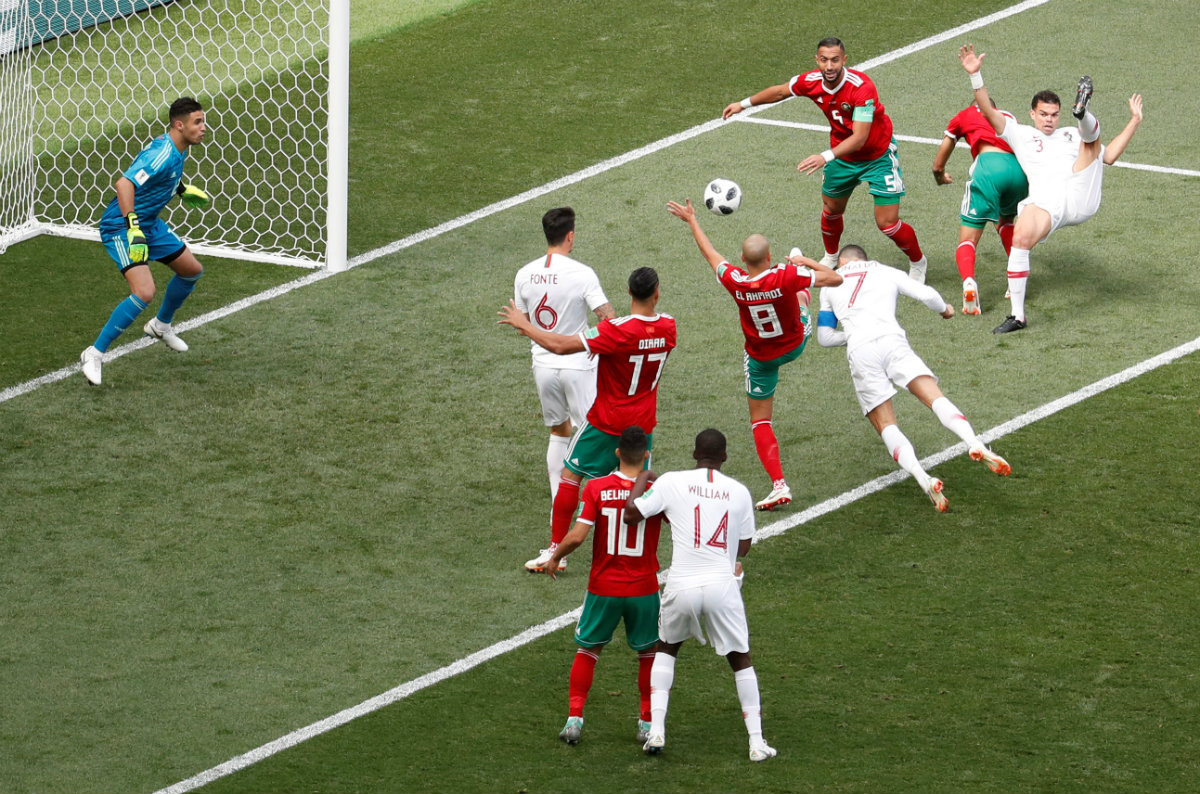 El gol de Cristiano Ronaldo que le dio la victoria a Portugal (Reuters)
