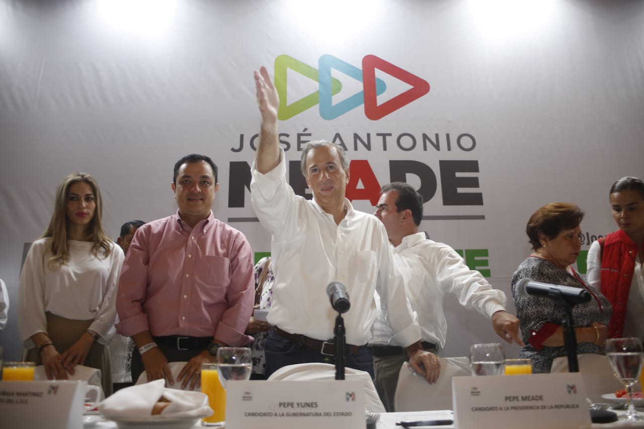 José Antonio Meade pidió no sorprenderse cuando gane la elección. (Ariana Pérez)