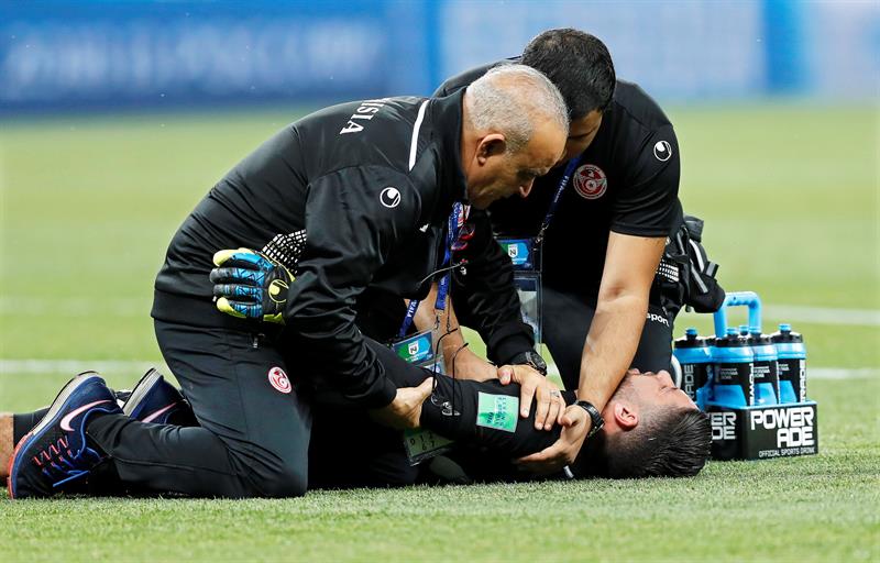 Moez Hassen quedó fuera de la concentración de Túnez en Rusia 2018 (EFE)