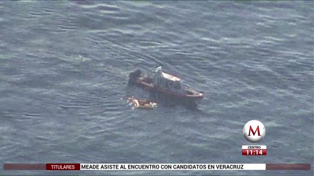 Se desploma avioneta en mar de BCS; rescatan a cuatro