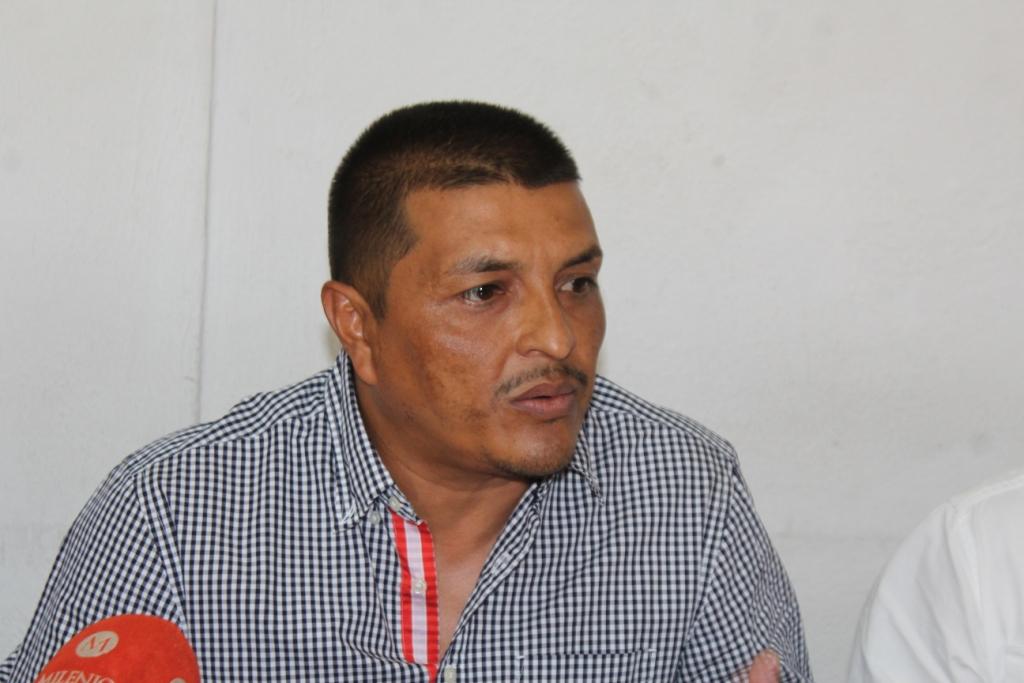 El candidato a la presidencia municipal de Coahuayutla. (Rogelio Agustín Esteban)