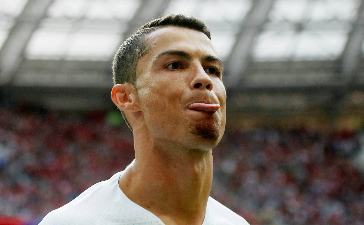 Cristiano Ronaldo presume su barba (Reuters)