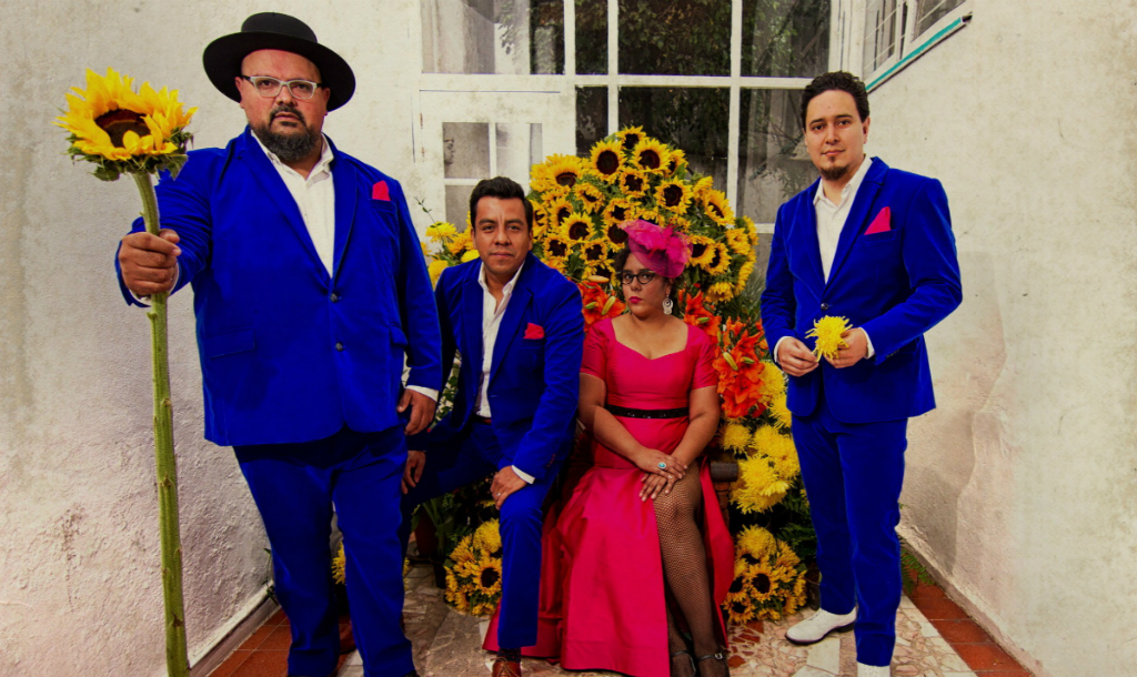 La Santa Cecilia en sesión de fotos para el disco 'Amar y vivir'. (Especial)