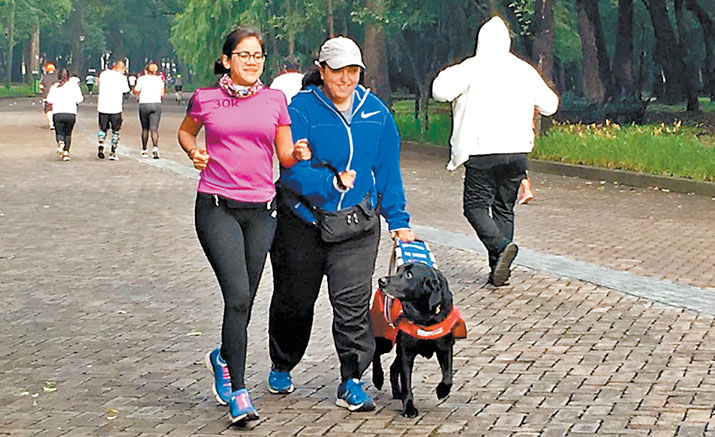 Una de las prácticas en un parque. (Fanny Miranda)