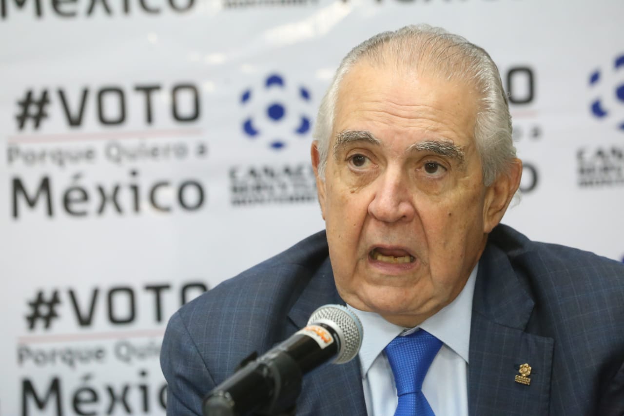 Jorge Emilio Garza Treviño, presidente de la Canaco en Monterrey. (Foto: Leonel Rocha)