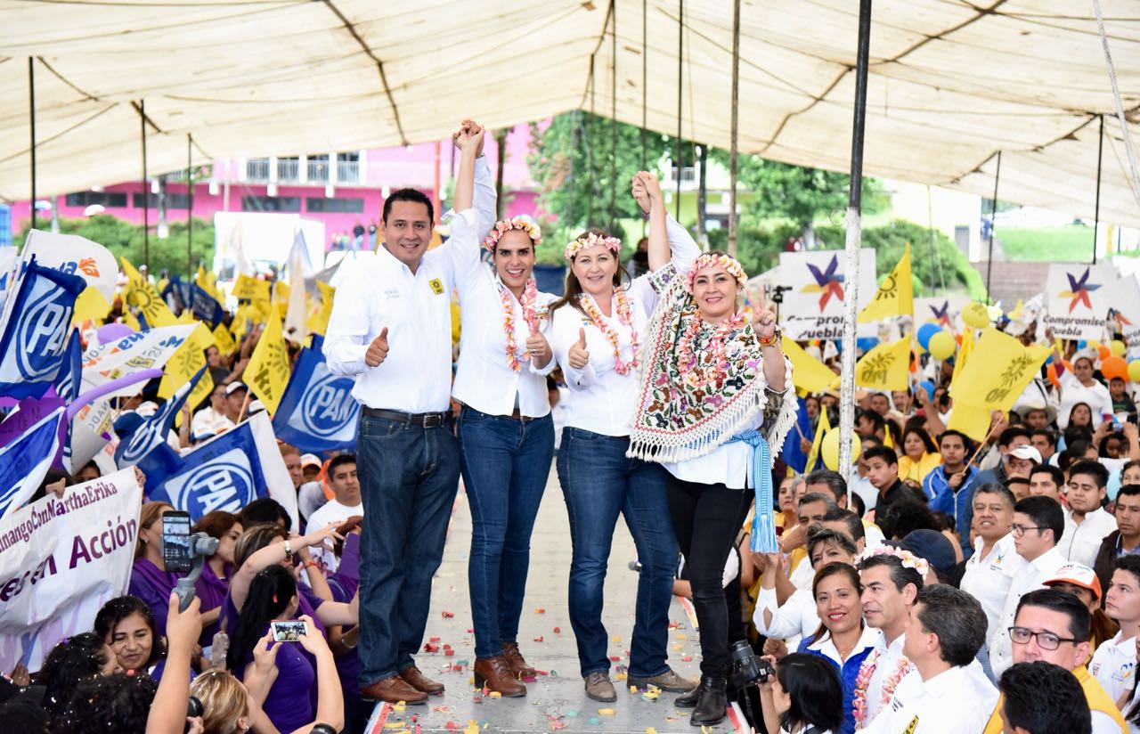 Martha Erika Alonso, Candidata a la Gubernatura de la Coalición “Por Puebla al Frente” en Huauchinango (Especial)