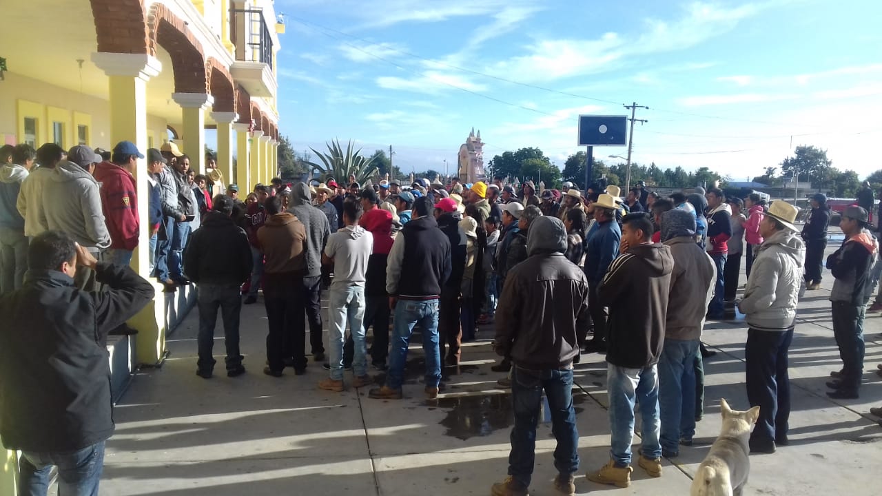 Elementos de la Secretaría de Seguridad Pública evitaron un linchamiento en Huejotzingo. (Especial)