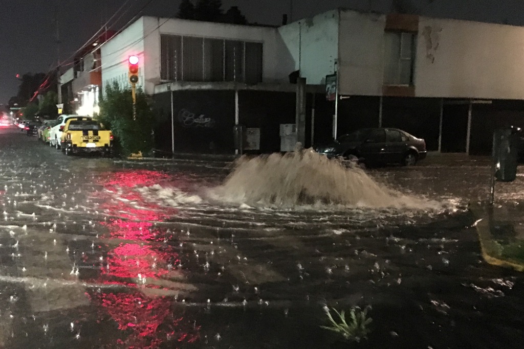 Las lluvias causaron afectaciones en diversos puntos de la ciudad, así como en campos de cultivo  en Amozoc (Agencia Enfoque)