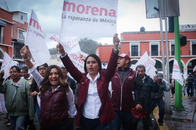 En recorridos por la zona del Valle del Mezquital, Olvera informó que se debe reconocer lo grave del abstencionismo. (Cortesía)
