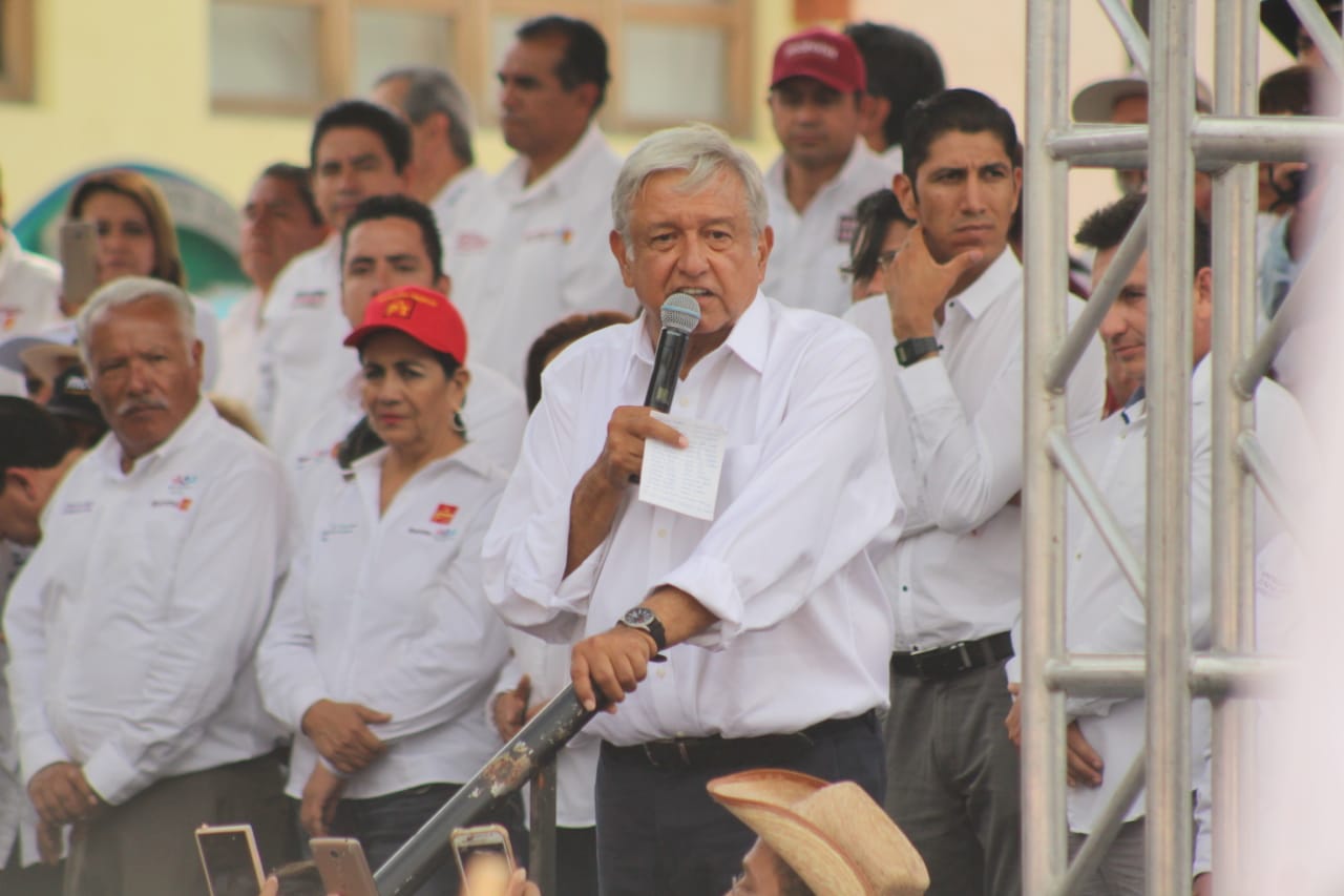 AMLO cerrando campaña en León. (Daniela Béjar)
