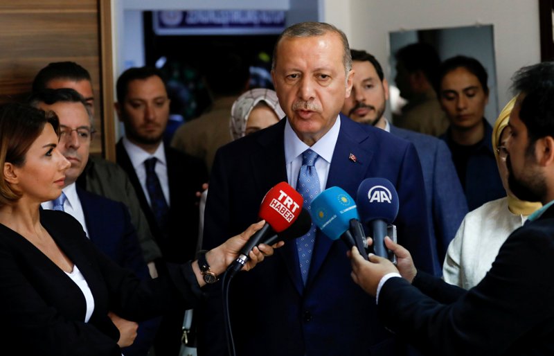 Erdogan, de 64 años, está buscando la reelección para un nuevo mandato de cinco años.