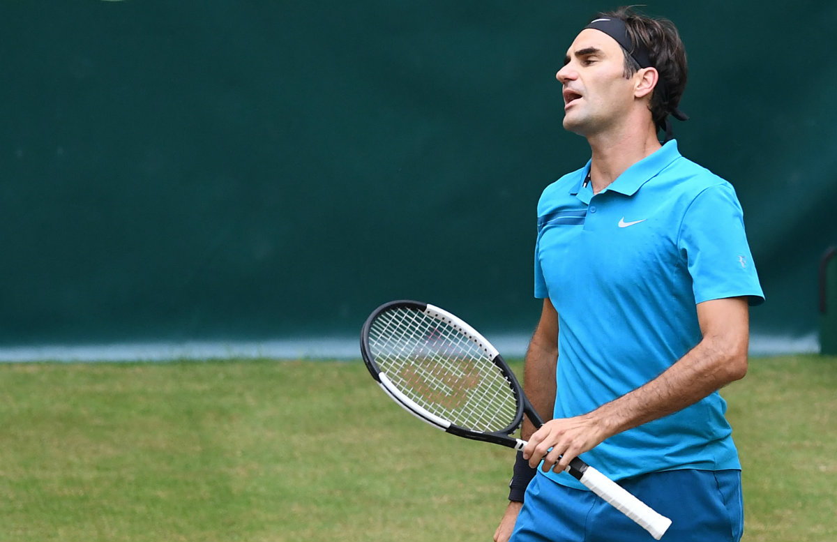 Roger Federer pierde en la final de Halle (AFP)