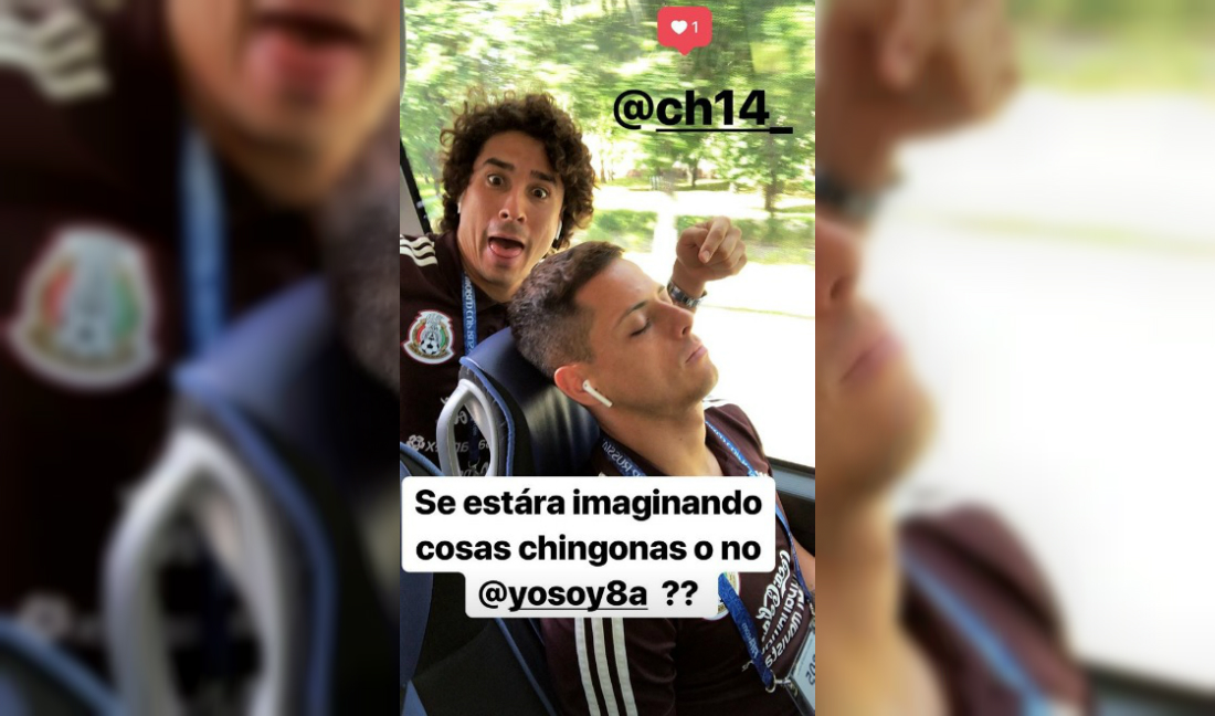La broma que Marco Fabián y Memo Ochoa jugaron al 'Chicharito' (Instagram).