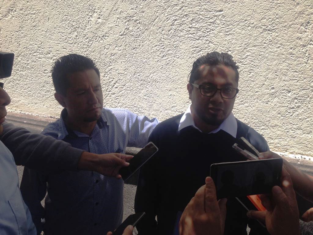 David Luna Hernández , diputado suplente, no pudo tomar protesta por falta de quórum. (Adolfo Tenahua)