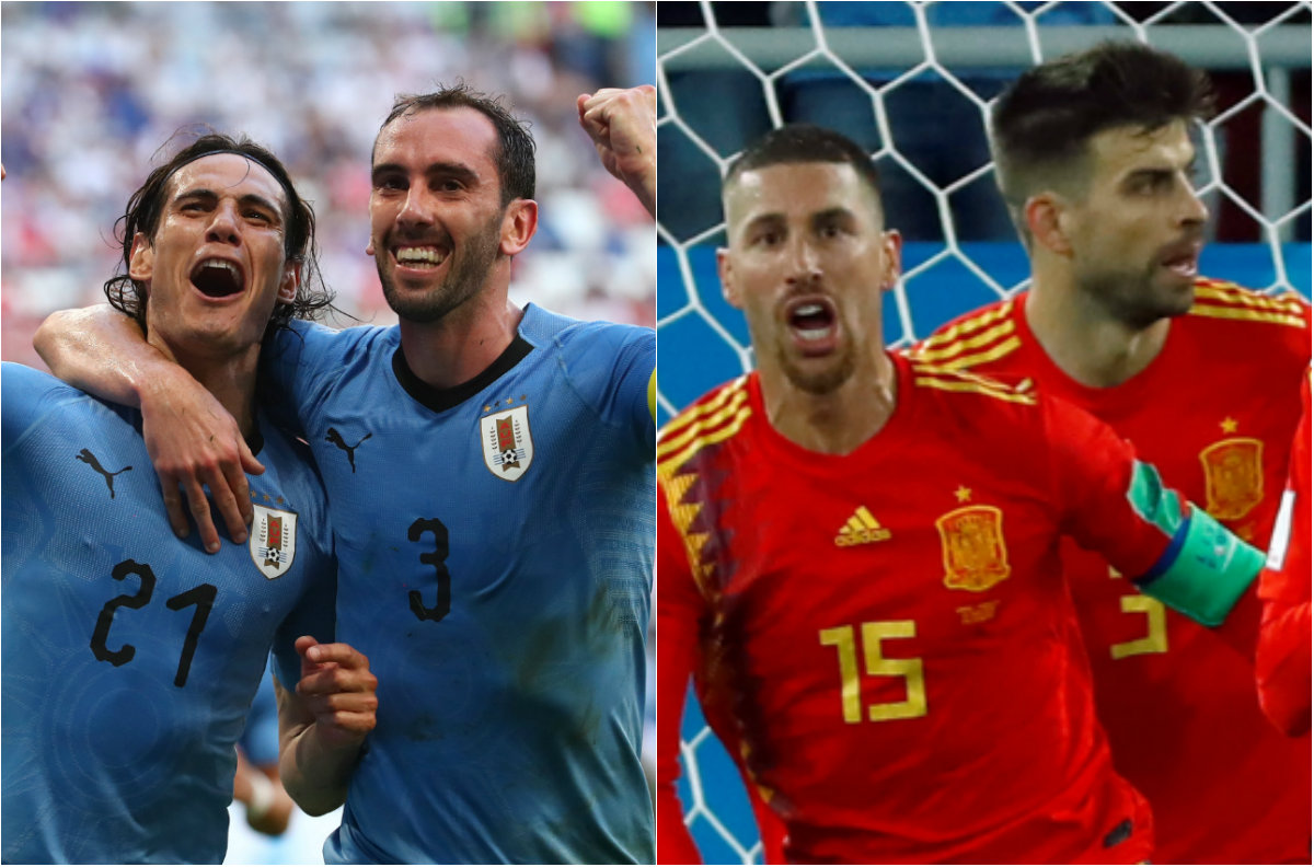Uruguay y España clasificaron como primer lugar de sus grupos (Reuters)