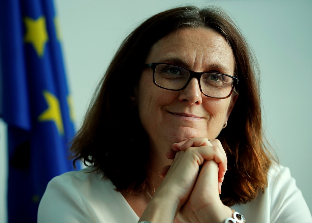 Cecilia Malmström, comisaria europea de Comercio (Reuters)