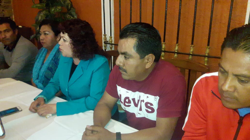 Coordinadores Distritales del Partido Nueva Alianza rechazan adherirse a "Por Puebla al Frente" (Leticia Ánimas)
