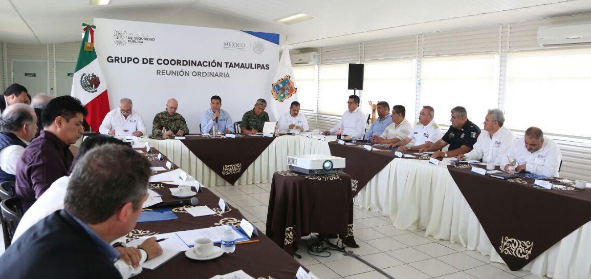 Gobernador Francisco García Cabeza de Vaca encabeza reunión del Grupo de Coordinación Tamaulipas (Vía Twitter)