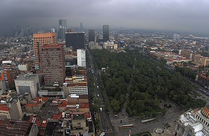 Hay lluvia de ligera a moderada en siete delegaciones de CdMx. (webcamsdemexico)