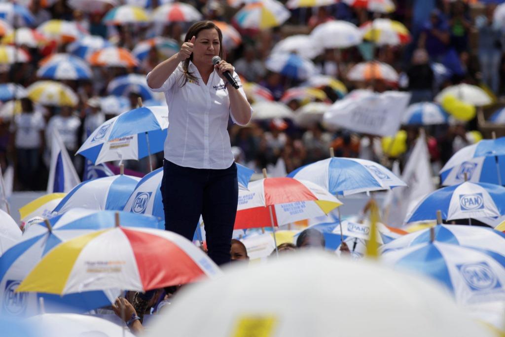 Martha Erika Alonso, candidata al gobierno del estado por la coalición “Por Puebla al Frente”. (Mireya Novo)