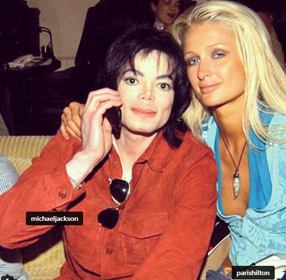 Michael Jackson y Paris Hilton. (Instagram)