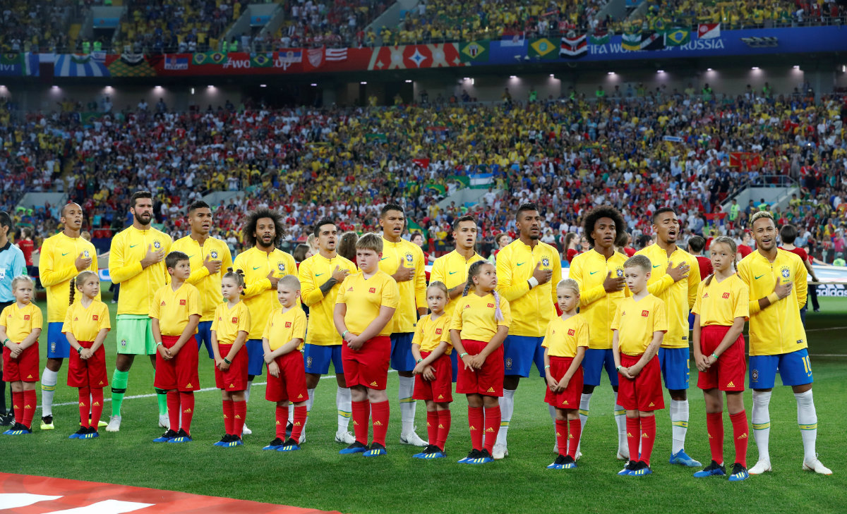 Brasil entona su himno nacional (Reuters)