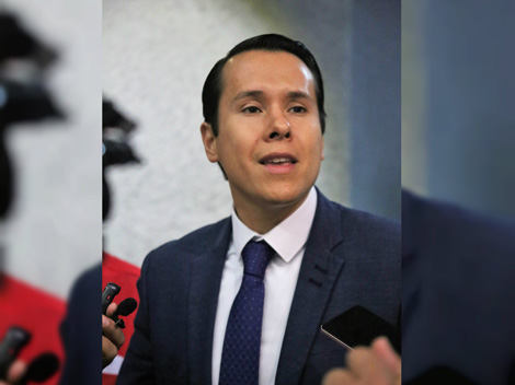 Daniel Carrillo, vicecoordinador del grupo legislativo. (Raúl Palacios).