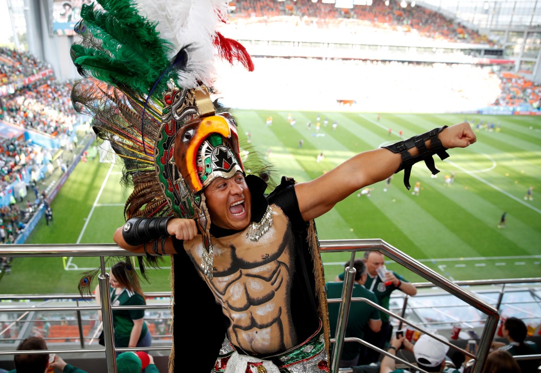 Fan de México previo al partido (Reuters)