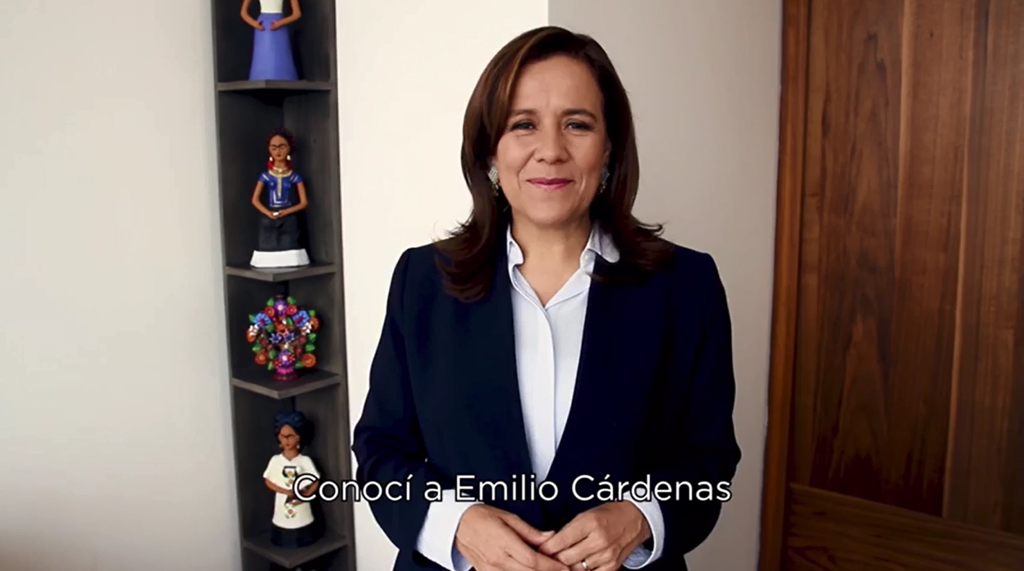 "Me da mucho gusto que encuentre en la política su vocación de servicio", dice Margarita Zavala.