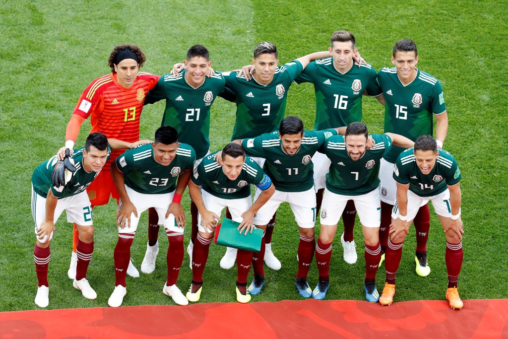 11 inicial de México  ante Suecia (Reuters)