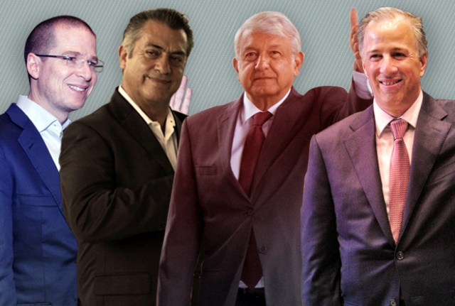 Los candidatos a la Presidencia.