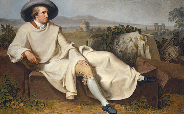 “Goethe in the Roman Campagna” por Johann Heinrich Wilhelm Tischbein
