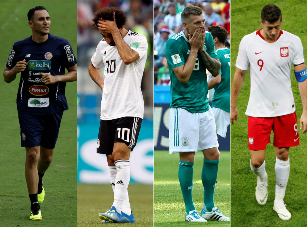 Las figuras que no estarán en los Octavos de Final del Mundial 2018 (Reuters)