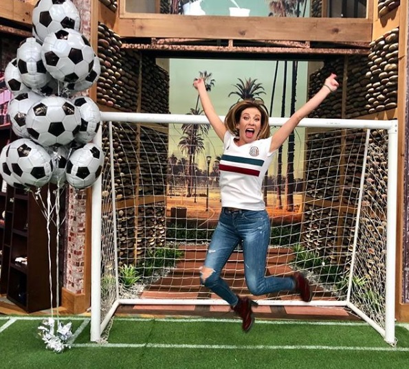 La conductora celebró el pase de México a la siguiente ronda del Mundial (Instagram Ingrid Coronado).
