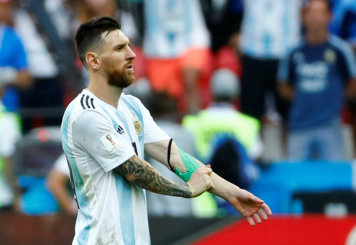 Lionel Messi tras la derrota de Argentina ante Francia (Reuters)