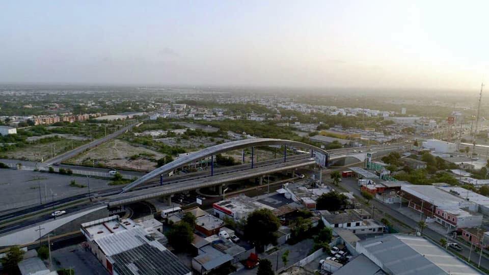 Puente vehicular en Reynosa (Vía Facebook)