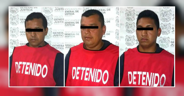 Los sujetos detenidos están presuntamente involucrados en el ataque a una patrulla de SSP así como instalaciones del PAN (Cortesía)