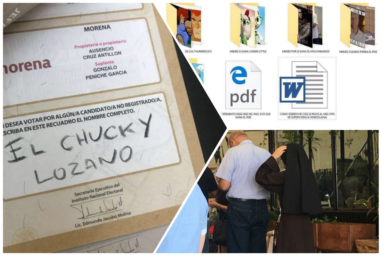 Algunos de los mejores memes de la jornada electoral. (Especial)
