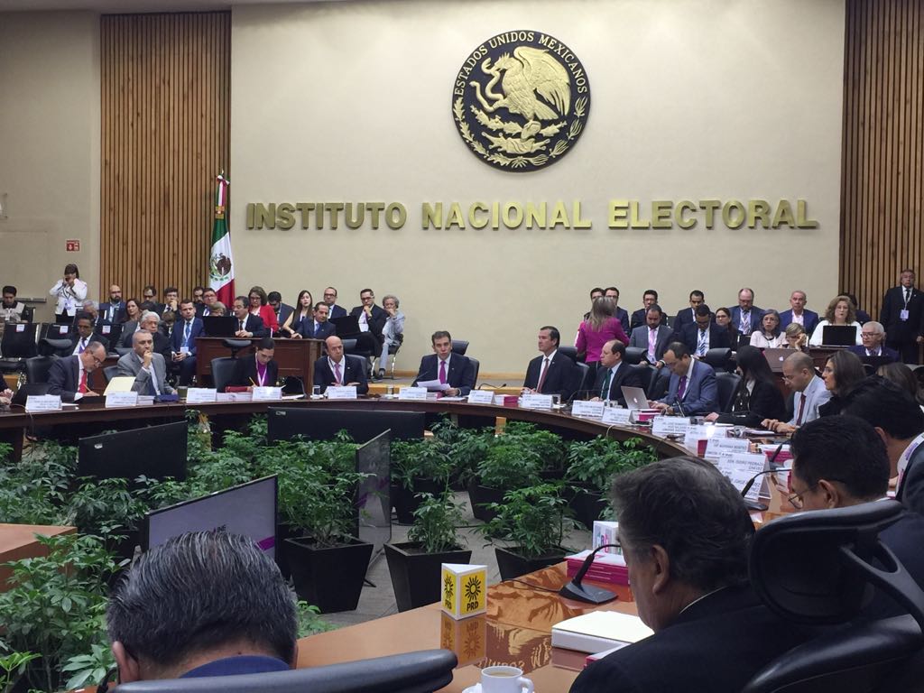 Arranca la sesión del Consejo General del INE. (Carolina Rivera).
