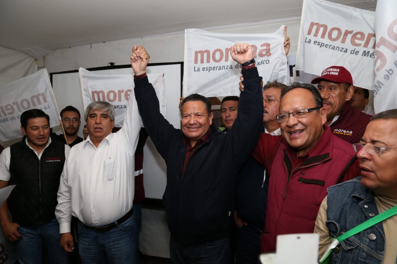 Los aspirantes del partido guinda se posicionan con más del 50 por ciento de la votación.  (Jorge Sánchez)