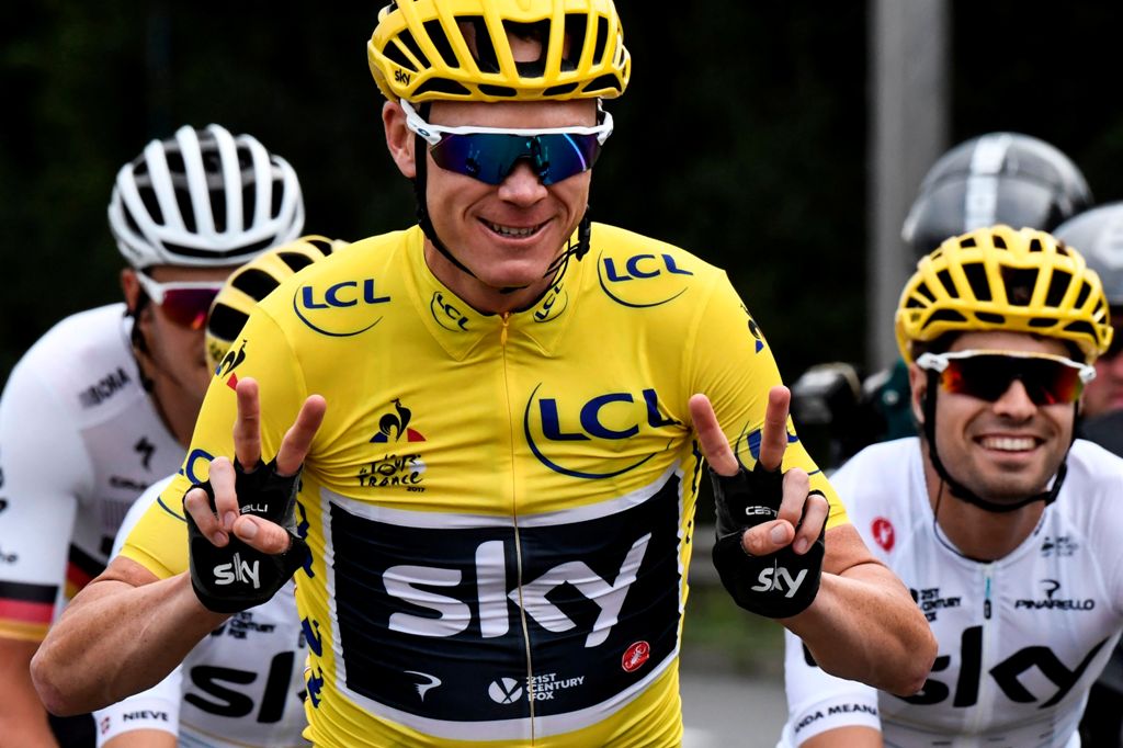 Chris Froome, ciclista británico (AFP)