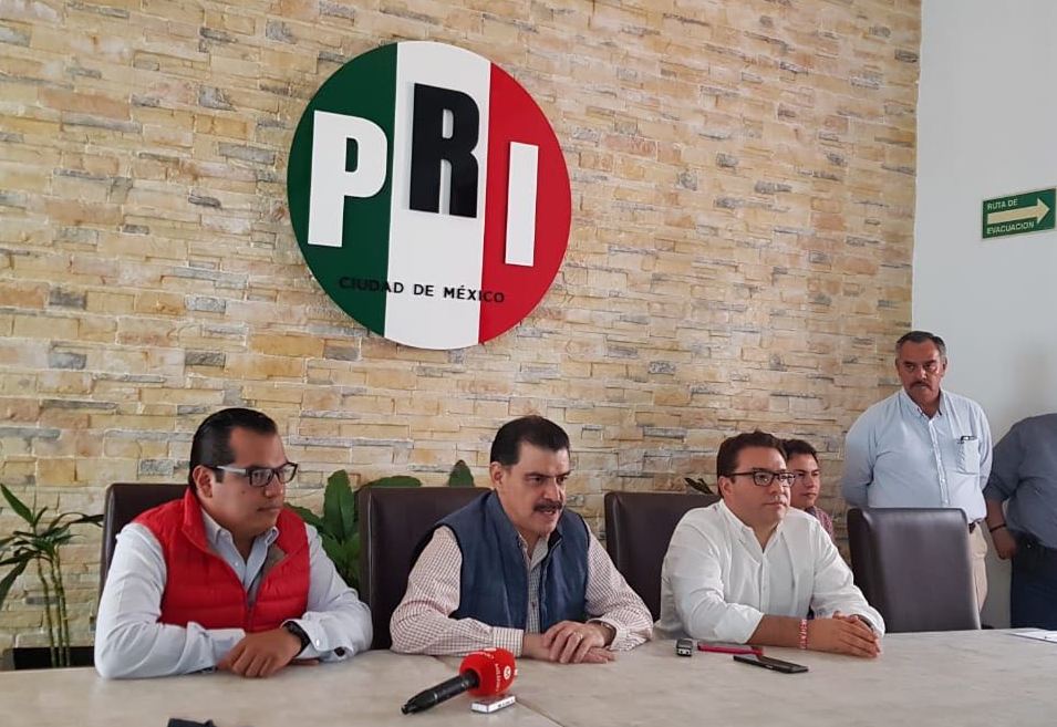 El dirigente priista en la capital aseguró que el partido está "unido y fortalecido". (Cinthya Stettin)